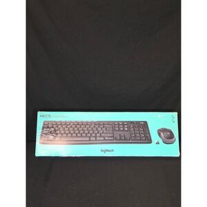 Logitech MK270 Wireless Keyboard and Mouse Combo Full Size 2.4 GHz USB‎ Receiver